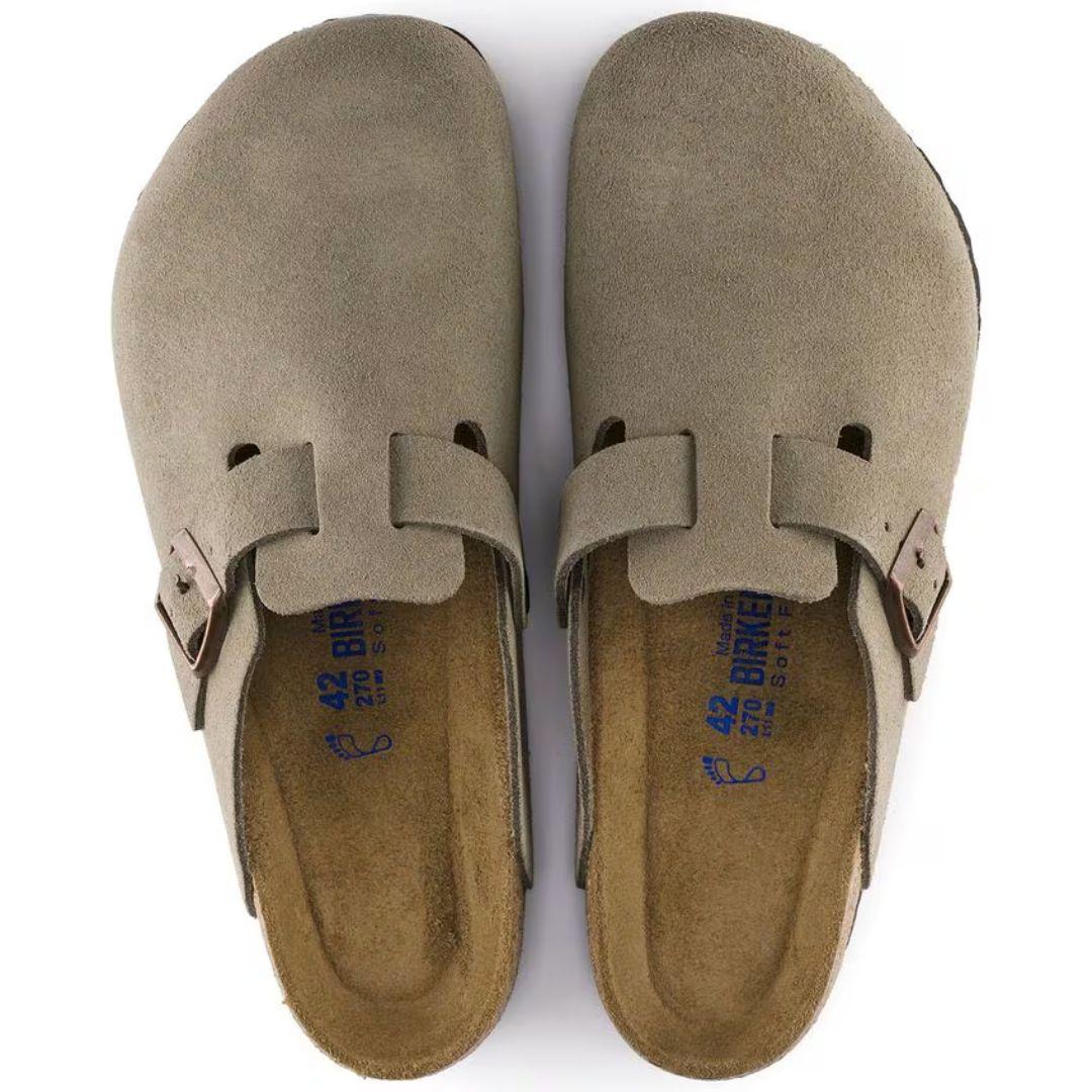 Birkenstock Boston Soft Footbed Suede Clog